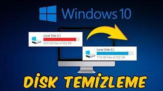 WİNDOWS 10 DİSK TEMİZLEME | BİLGİSAYARDA YER AÇMA  [+50 GB BOŞ ALAN OLUŞTUR! ]