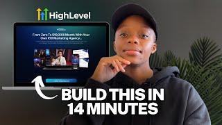 How to build a landing page from scratch | GoHighLevel Website Builder Tutorial For Beginners 2024