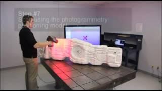 3D Laser Scanner:  Complete 3D scanning process using the MAXscan 3D laser scanner  (Creaform)