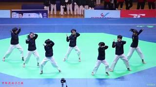 2017 China Open，Taekwondo Dance Junior，2nd，The Dragon Team，2017 中国跆拳道公开赛 跆舞少年组 亚军 浙江跆协四队 中国龙队示范团