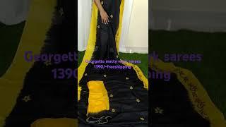 Latest Georgette matty work sarees@ja#8008210822