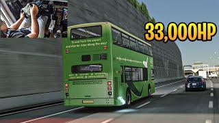 33000HP Double Decker Bus - Assetto Corsa-Thrustmaster T818