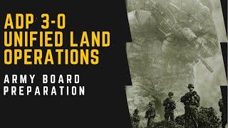 UNIFIED LAND OPERATIONS