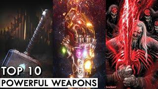 Top 10 Most Powerful Weapons In MCU | Marvel Strongest Weapons | In Hindi | BNN Review