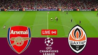 [LIVE] Arsenal vs Shakhtar Donetsk. UEFA Champions League 24/25 Full Match - VideoGame Simulation