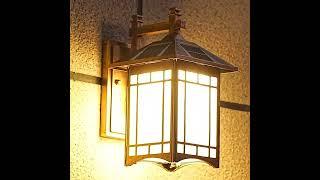 Dazuma_Wall Lighting_Retro Waterproof LED Vintage Solar Wall Lamp with Remote Wall Sconce Lighting