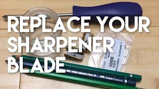 How Replace the Blade on Alvin Brass Bullet Manual Sharpener