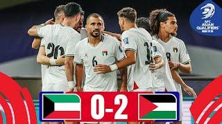 Crucial win keeps Palestine dreaming | Kuwait - Palestine | Highlights #AsianQualifiers - Road To 26