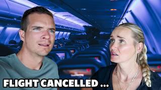  FLIGHT CANCELLED!!  ️ Red-Eye Flight Nightmare...MOM Stuck Traveling For 24 Hours!