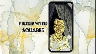 Spark AR: FREE filter with squares for Instagram