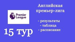 АПЛ 2024. Итоги 15 тура. Таблица, расписание (Ла Лига, Серия А и Бундеслига).