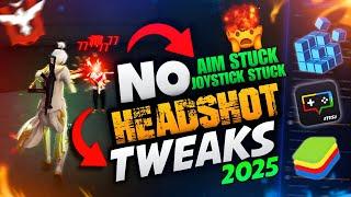 Best No Recoil Tweaks Settings To Increase 97% Headshot Rate Free Fire PC | BlueStacks 5 | MSI 5