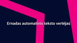 vertejas - anglu lietuviu - lietuviu anglu vertimas - automatinis teksto vertejas