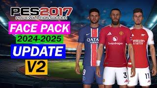 PES 2017 NEW FACE PACK 24-2025 UPDATE V2