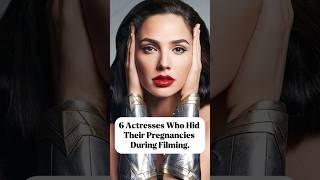 6 Actresses Who Hid Their Pregnancies During Filming. #celebrities #hollywood #usa#famous#movie#fyp