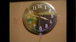 Как сделать настенные часы с подсветкой своими руками / Поделки Sekretmastera