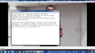 How To Translate Any Film To Any Language Using Media Player Classic
