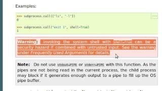 Python [subprocess] 01 Call