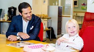 Prince Carl Philip of Sweden visit with Operation Smile