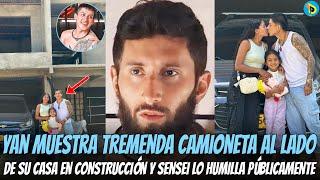 Yan muestra tremenda camioneta al lado de su casa en construcción y Sensei lo humilla públicamente