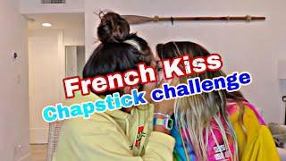 FRENCH KISS CHAPSTICK CHALLENGE 