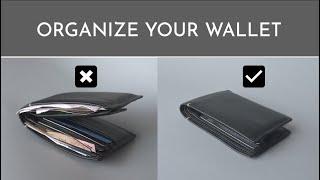 How to Organize Mens Wallet | EDC Wallet Organization