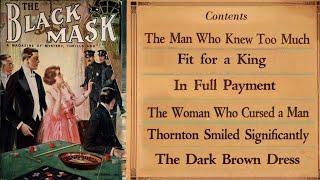 Collection of Six Short Detective & Mystery Stories | The Black Mask 1921