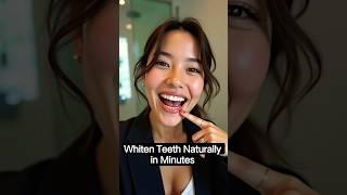 DIY Natural Teeth Whitening | Salt, Baking Soda & Coconut Oil #teethwhitening #shorts #teeth