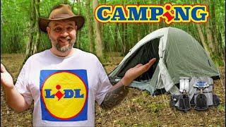 Lidl Camping Set up - In the Rain!