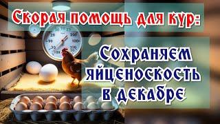 Скорая помощь для кур: восстанавливаем яйценоскость в декабре