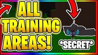 *ALL* TRAINING AREAS LOCATIONS IN ORDER! Roblox Anime Fighting Simulator