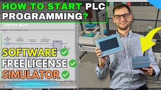 How to start PLC programming | Software installation, Free license, Free Simulator