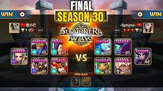 FINAL: TARS (RANK 2) vs SPHYNX (Rank 4). Legend Tournament Season 30 - Summoners War