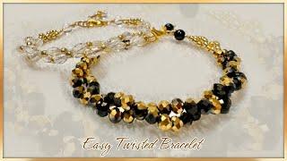 Easy Twisted Bracelet Tutorial