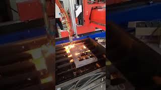 Испытываем газокислородный резак на станке от ГК МТР ОСА #laser #plasma #cnc #steel #welding #gas