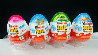 4 Different Kinder Joy Opening || Surprise Eggs