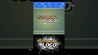 Tutorial membuat Logo di Pixellab #shorts