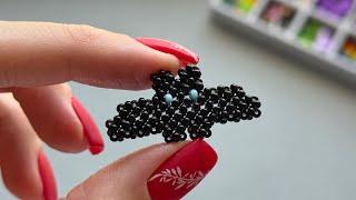 How to make a beaded Bat. Step-by-step tutorial