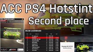 Porsche Hotstint @Spa - ACC PS4 - with setup