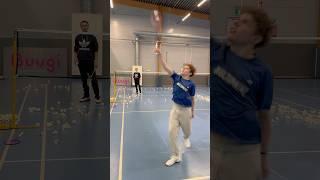 Sulkapallo Rystylyönti Harjoitus #sulkapallo #badminton #badmintonbackhand