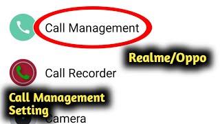 Realme/Oppo Call Management Setting