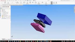 43 урок SOLIDWORKS Пуансон и матрица