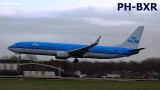 KLM - Boeing 737-900 - Lands at AMS (PH-BXR)