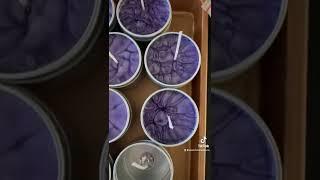 Lavender & Chamomile Candles #candles #shorts #candlemaking #calm
