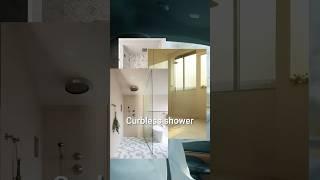 Are curbless showers worth it for your bathroom remodel? #bathroomremodel #homeimprovement
