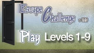 Escape Challenge Levels 1-9 Walkthrough