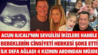 ACUN ILICALI'NIN SEVGİLİSİ İKİZLERE HAMİLE BEBEKLERİN CİNSİYETİ BELLİ OLDU 3 AYLIK SİBELCAN SAYAN