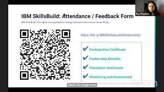 IBM SkillsBuild || AI Internship || Orientation