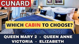 CUNARD: Choosing the PERFECT CABIN:  Tips & Recommendations!