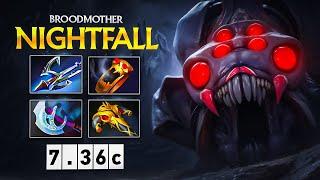 Найтфол АПНУЛ 1 РАНГ через АБУЗ БРУДЫ с 85% винрейта - Broodmother Dota 2